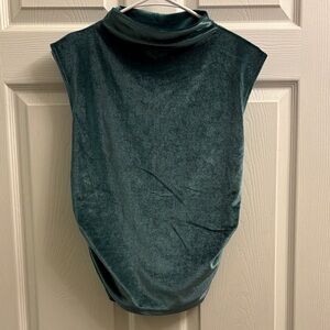 a new day Velvet Bodysuit in Deep Teal